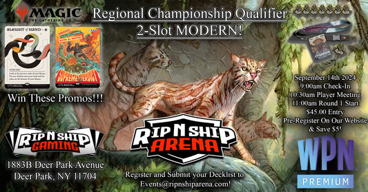 September 14th, 2024 - Magic The Gathering Tournament Entry - Regional Championship Qualifier US (3) Round 8 2-Slot Modern Tournament