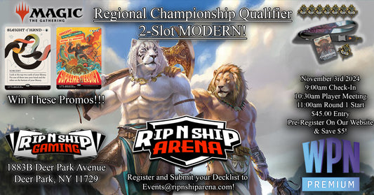 November 3rd, 2024 - Magic The Gathering Tournament Entry - Regional Championship Qualifier US (3) Round 8 2-Slot Modern Tournament