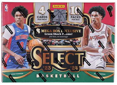 2023-24 Panini Select Basketball Mega Box (Green Shocks)