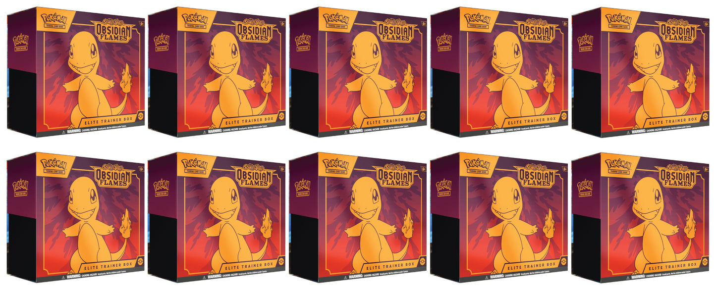 Pokemon TCG: Scarlet & Violet Obsidian Flames Elite Trainer Box Case