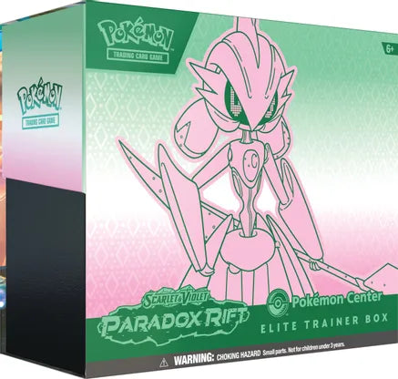 Paradox Rift Pokemon Center Elite Trainer Box (Exclusive) - SV04: Paradox Rift (SV04) - Iron Valiant