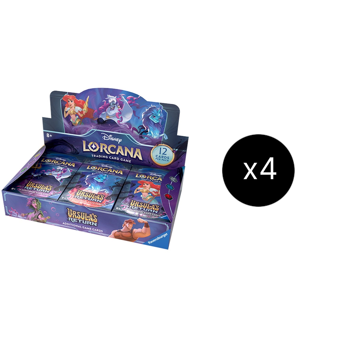 Disney Lorcana TCG: Ursula's Return - Booster Box Case