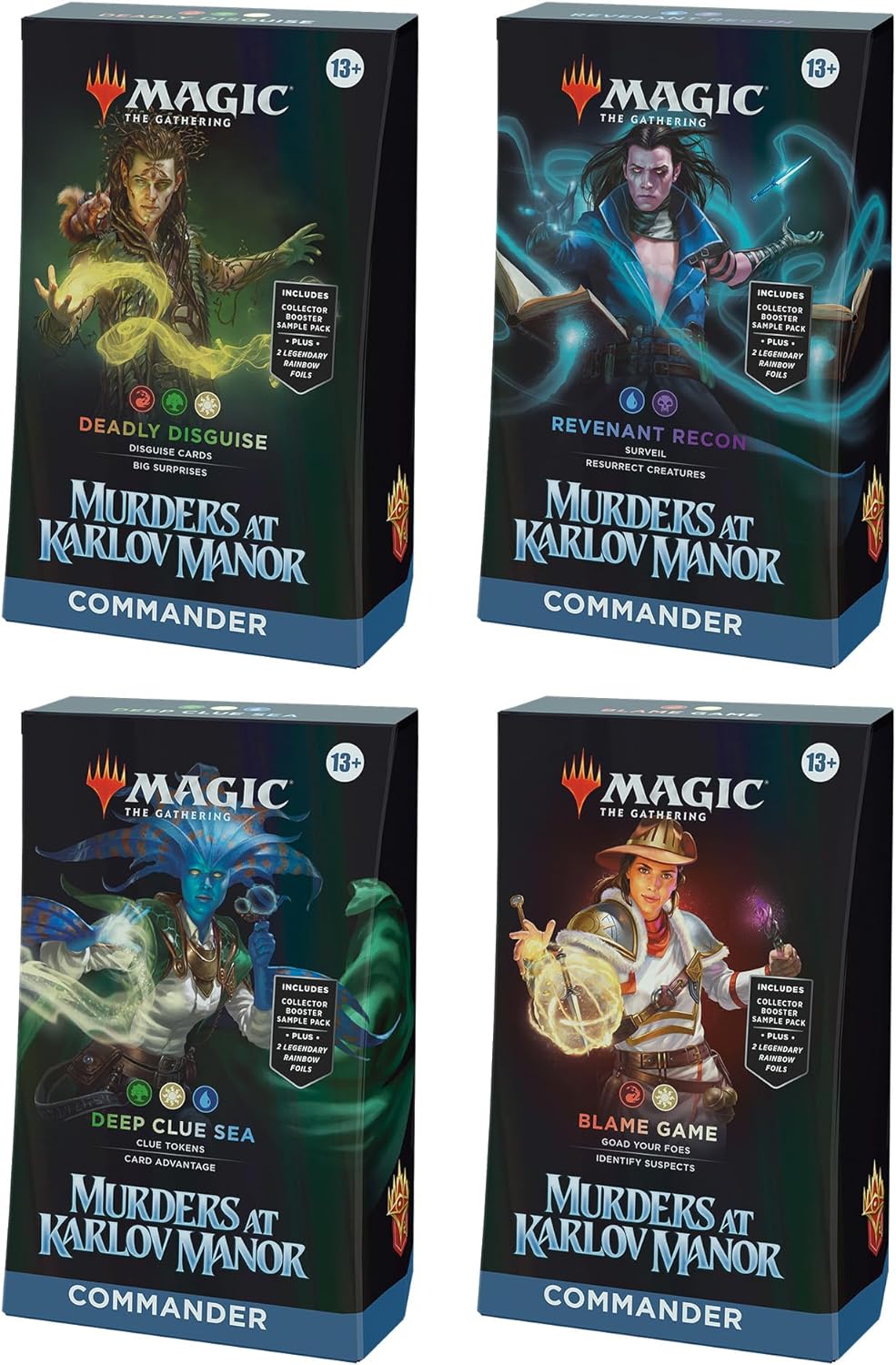 Magic The Gathering: Murders at Karlov Manor - Commander Deck Case