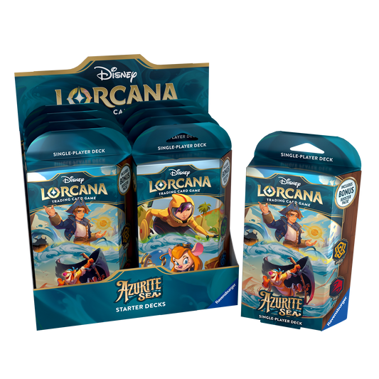 Disney Lorcana TCG: Azurite Sea Starter Deck Display *Pre-Order*