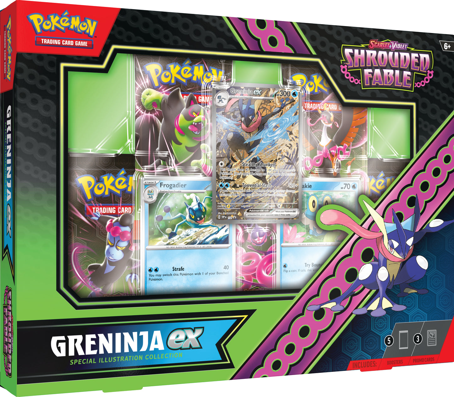 Pokemon TCG: Scarlet & Violet - Shrouded Fable - Greninja ex Special Collection