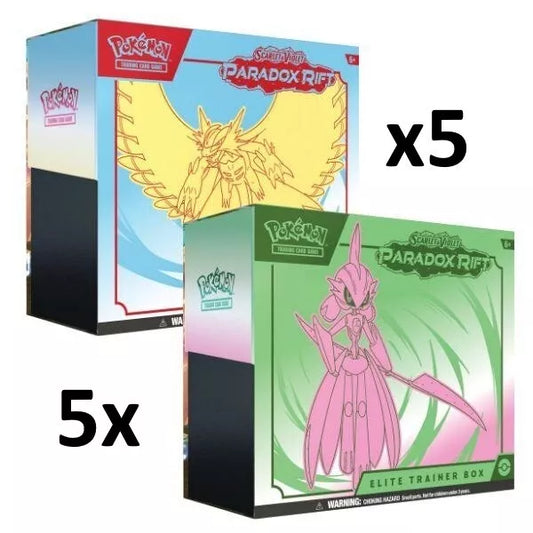 Pokemon TCG: Scarlet & Violet - Paradox Rift - Sealed Elite Trainer Box Case